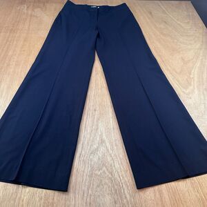 CAbi Wide Leg Dress Pants Womens 4 Black High Rise Stretch Career